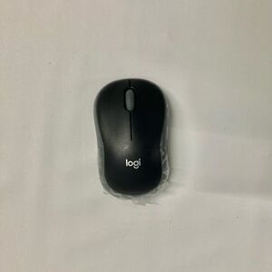 Logi Black Wireless Optical Mouse - Comfortable Everyday Use